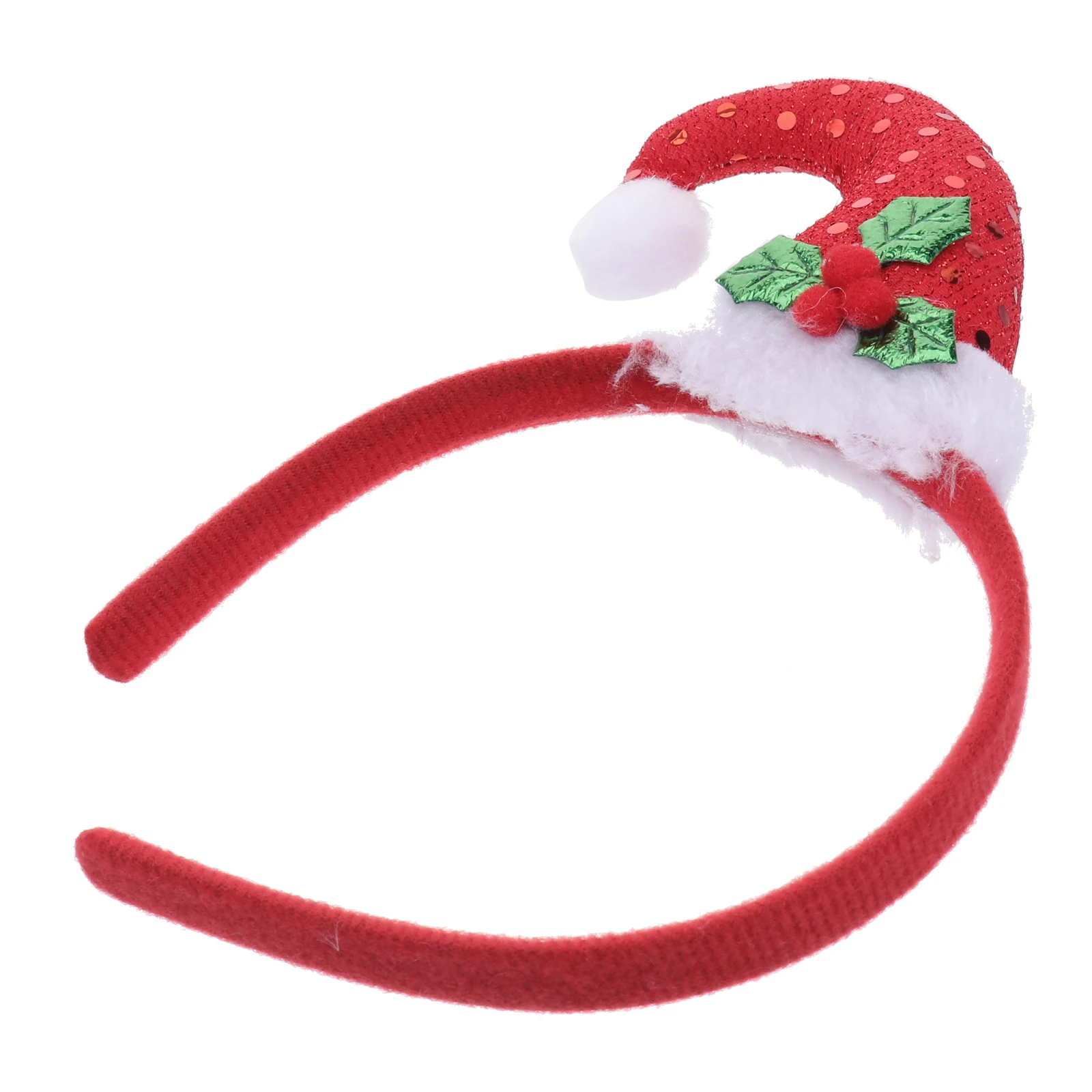 

Christmas Headband Red Xmas Hair Accessories Earth Tones Hoop Soft Lightweight Comfortable Festive Party Hats Gifts