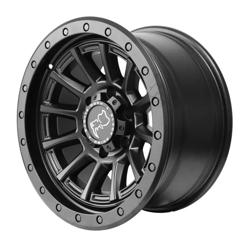 4X4 wheel rim 16x7.0 Size  4x4 alloy wheel 5H165.1 for Land Rover Defender gloss black Finish for black rhino Hot sales