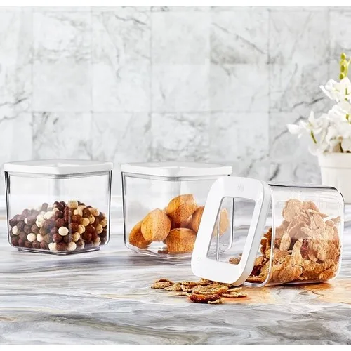 Food Storage Container Dry Food Storage Container Square Storage box 3x700 ml