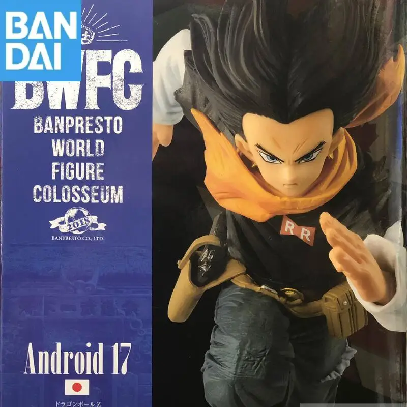 

BANDAI NAMCO BANPRESTO Genuine Dragon Ball Android 17 BWFC Action Figure Model Collector Figurine Toys New and unopened gifts