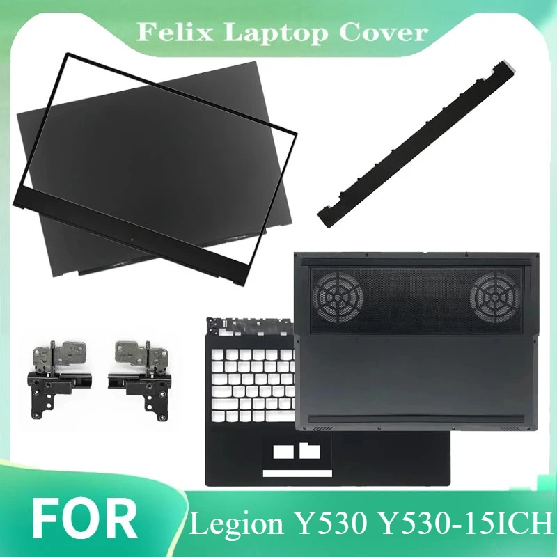 New For Legion Y530 Y530-15ICH Laptop LCD Back Lid Cover Front Bezel Palmrest Bottom Upper Lower Base Case Hinge Cover