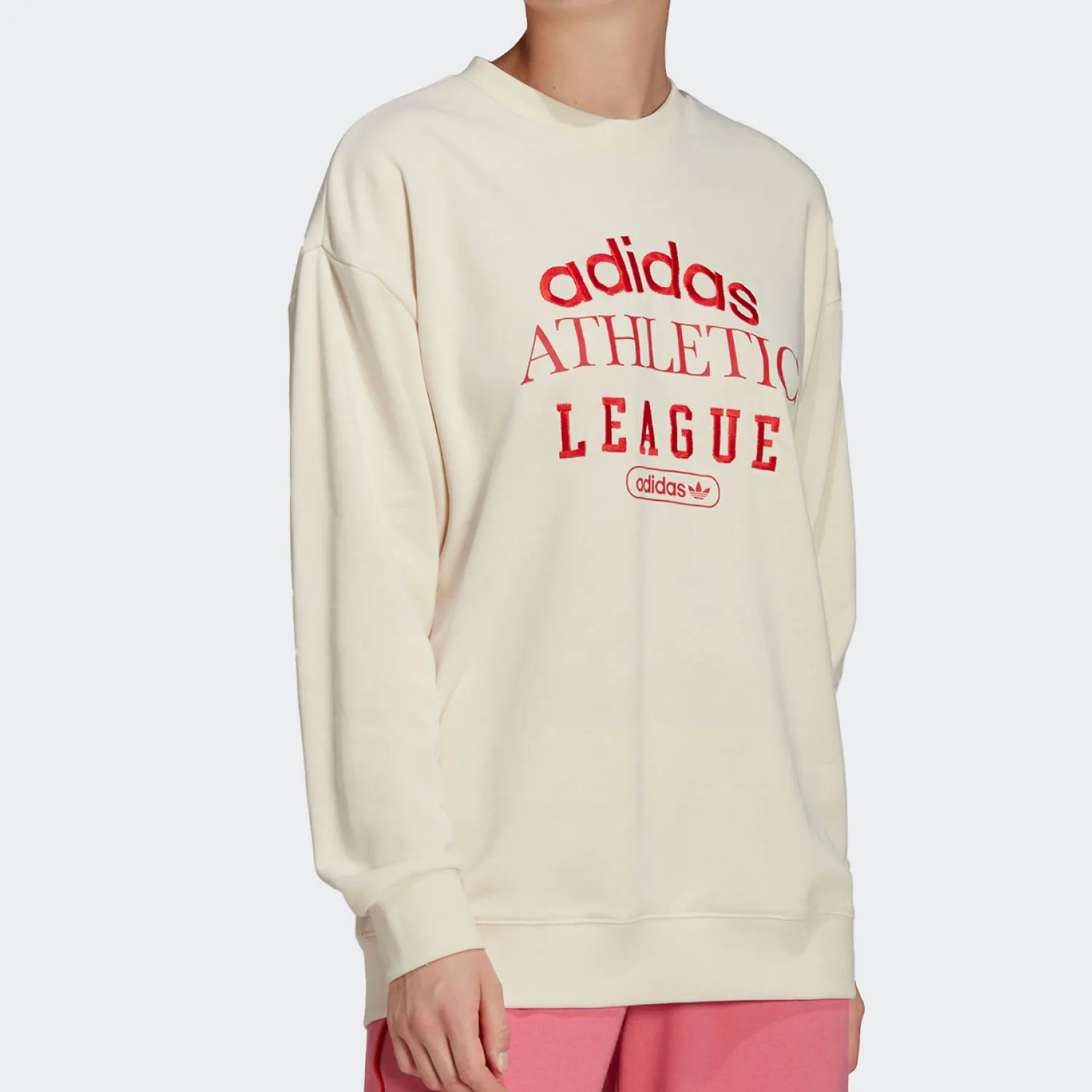 

Adidas Originals Women's Fashion Loose Round Neck Sweatshirt HL0048