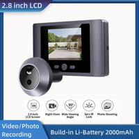 480P HD Security House Peephole Video Door Camera Digital Door Peepholes with Camera Support Video Record No APP No Wifi Needed
