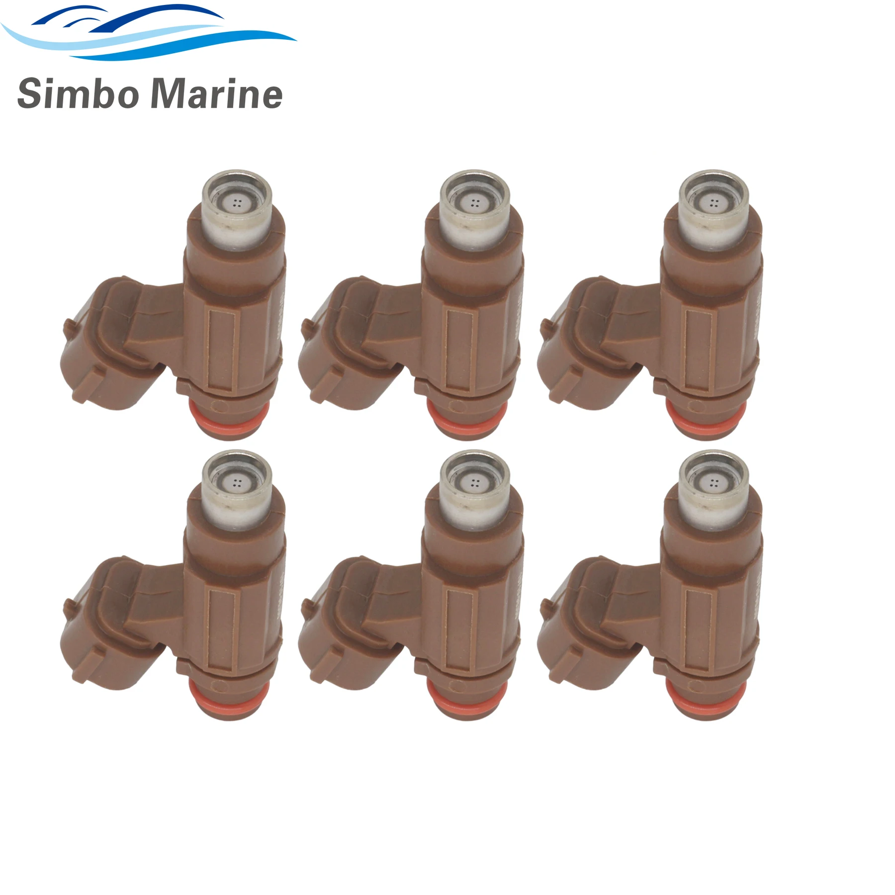 

6 Sets 15710-96J00 Fuel Injector Assy Replacement for Suzuki Marine Outboard Motor 4-Stroke F 150 To 300 HP 15710-96J00-000