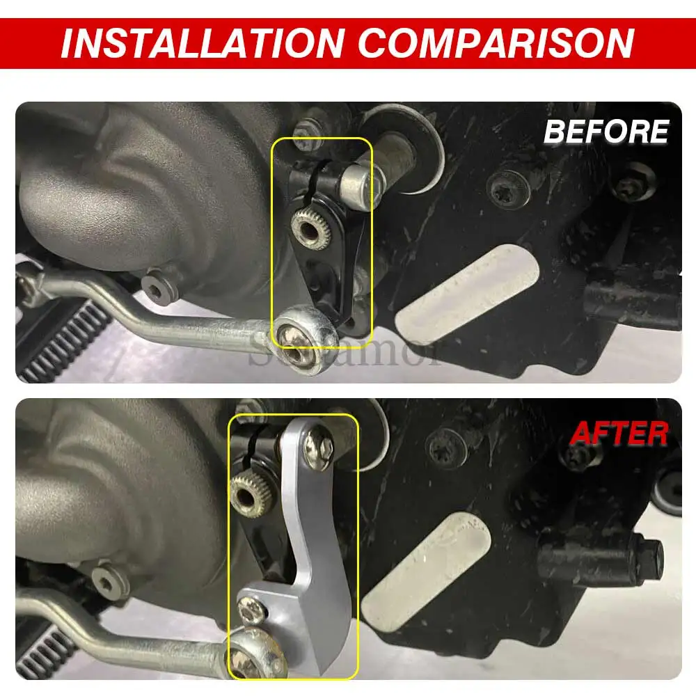 Motorcycle Part Front Shift Assist Bracket 1 PCS Chrome/Black For Harley Davidson Sport Nightster Special RH975S 2023 2024-later