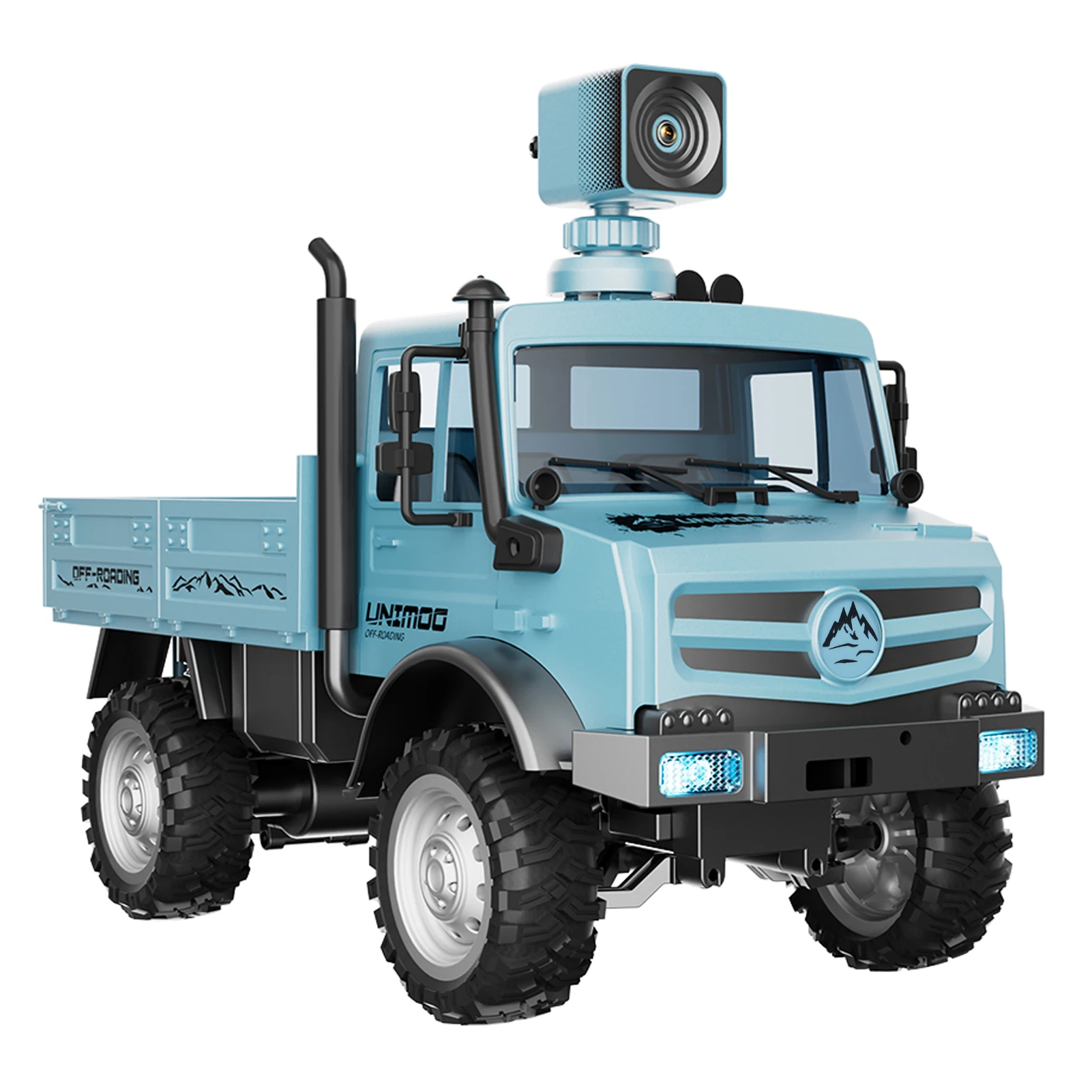 

Remote Controlled Off-road Car 1/16 2.4GHz Remote Control Car with Camera 720P 20km/h High Speed Full Scale Climbing Car Rear