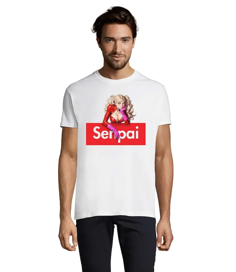 Ann Takamaki Panther Megami Tensei Senpai Unisex Men's Cotton T-Shirt