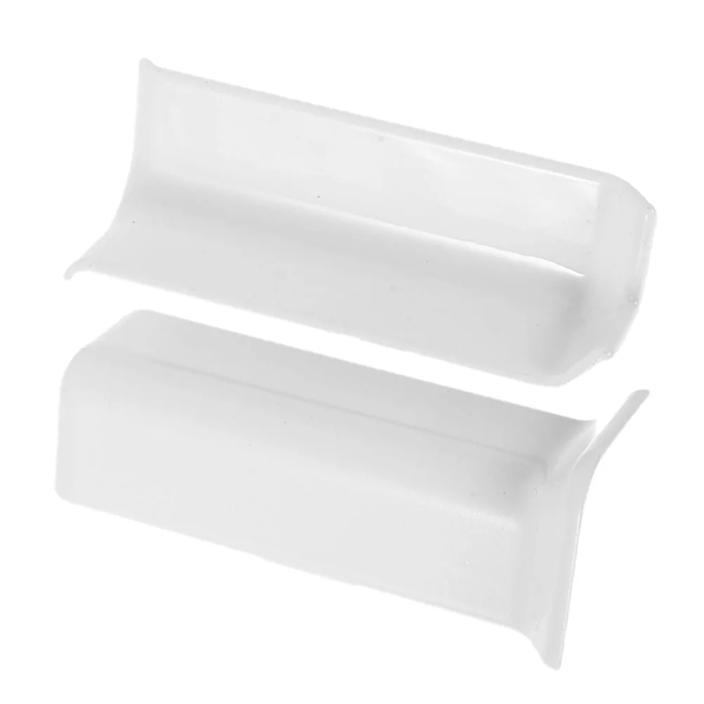 قطعتان من واقيات زوايا الحائط ذاتية اللصق، سهلة التركيب، لا توجد أدوات مطلوبة، واقيات زوايا بلاستيكية، أغطية اللوح