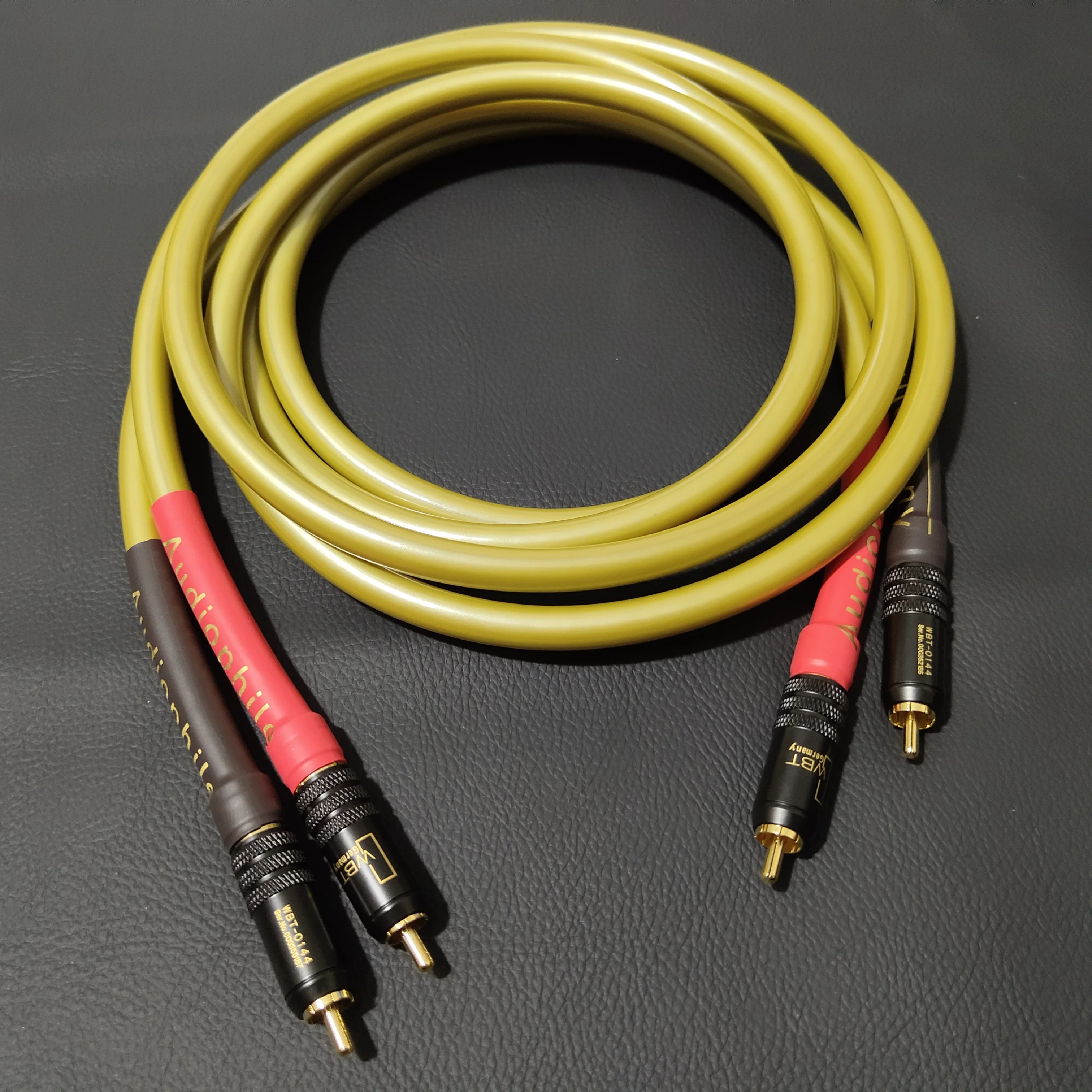 Holenderski oryginalny VDH Van Den Hul Classic 102MK OCC platerowany srebrem konduktor HiFi kabel Audio wysokiej jakości linia sygnału RCA