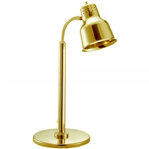 Stainless steel flat bottom seat hose adjustment heat preservation lamp single head 500W electric heating food lamp