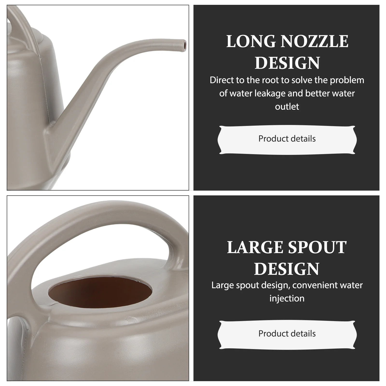 

Long Spout Watering Can Durable Plastic Kettle For Indoor Outdoor Plants Garden Succulent Flower Watering Tool Large