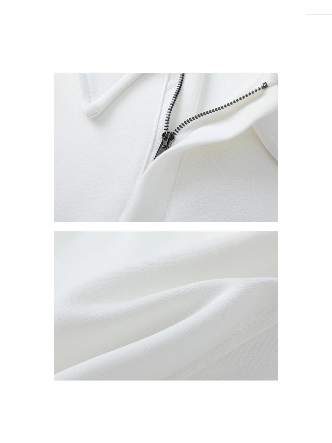 SDMADE American Style Air Cotton Zipper  Shirt Long Sleeve Men's Retro Deconstructed Shape Top Elastic Loose Fit Daily Wear