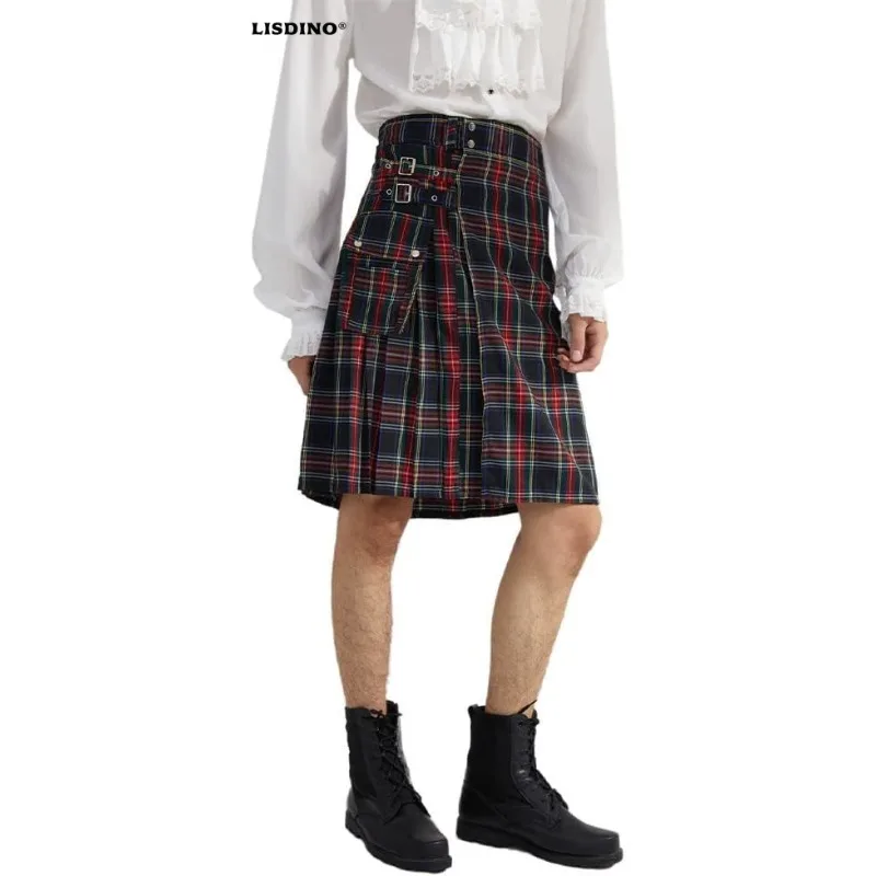 

1Scottish Mens Kilt Traditional Highland Tartan Utility Kilt