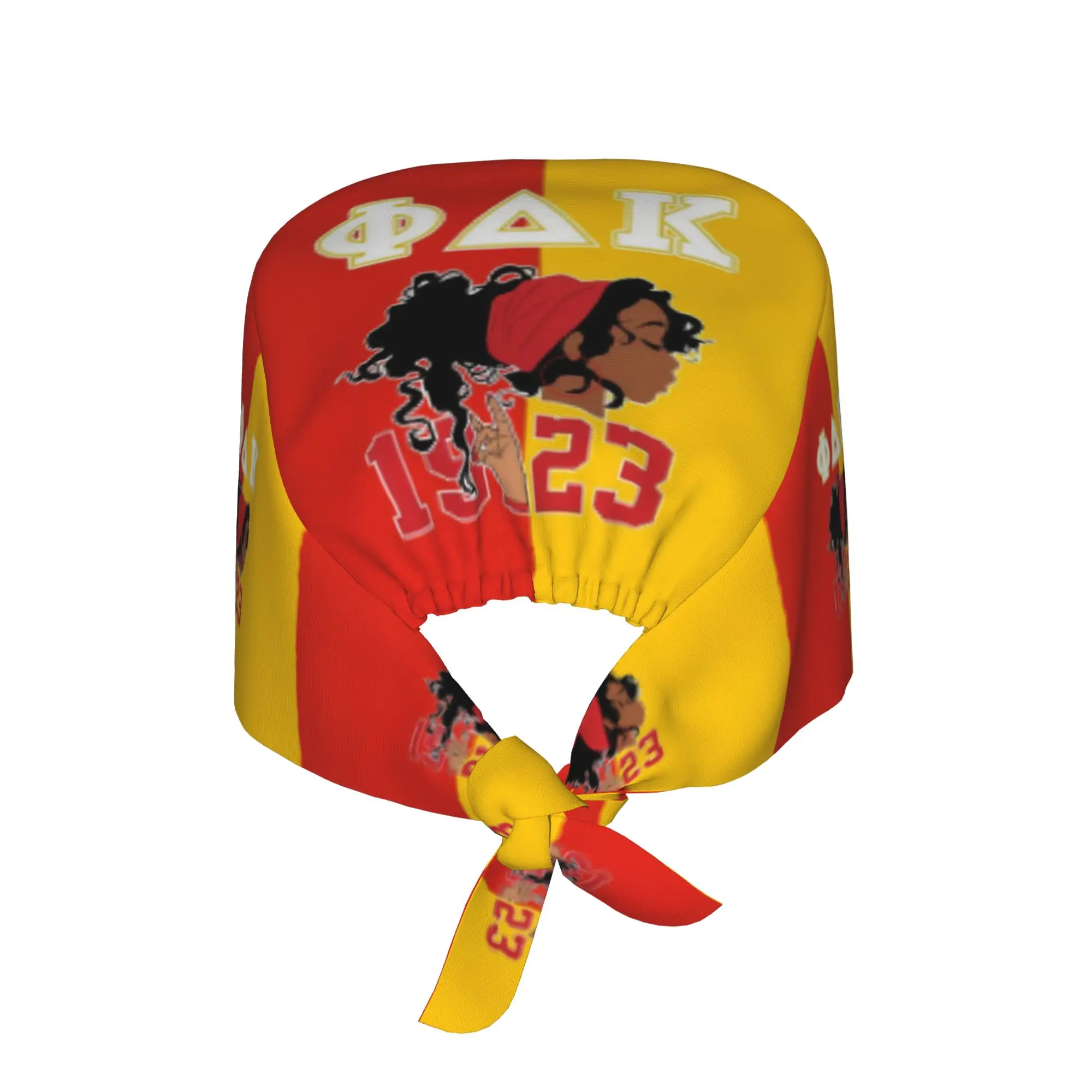Phi Delta Kappa Sorority ΦΔΚ Cleaning Working Cap Cool African American Women Scrub Cap Surgicals Hat Nurse Scrubs Hat For