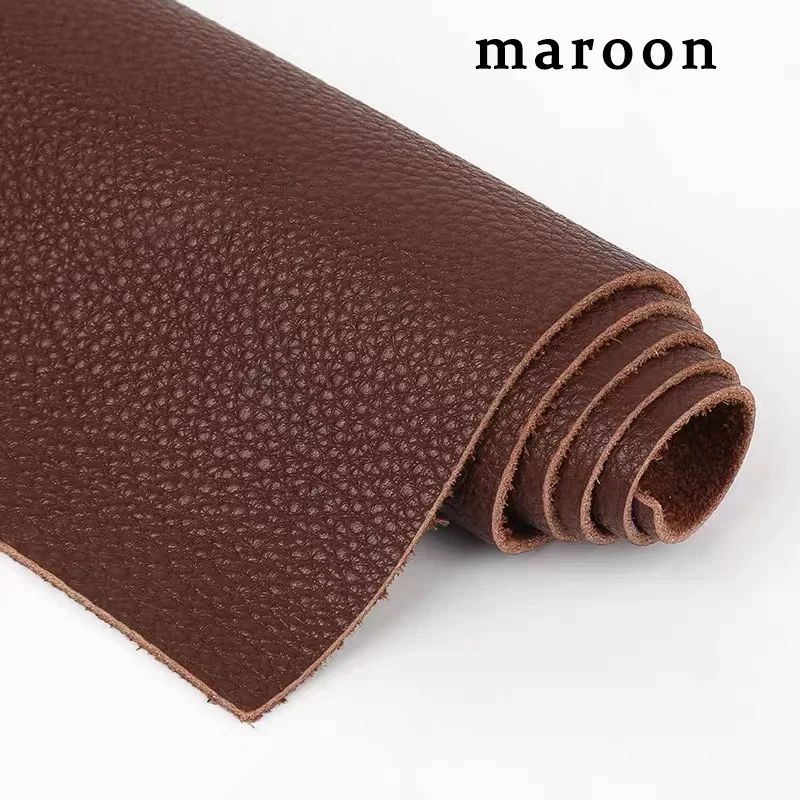 Echtes Leder, Oberleder aus Rindsleder, braunes Leder, importiertes Leder, komplettes Kaffeemöbel-Set, weiche Polsterung für das Bett, Leder. – Detail 5
