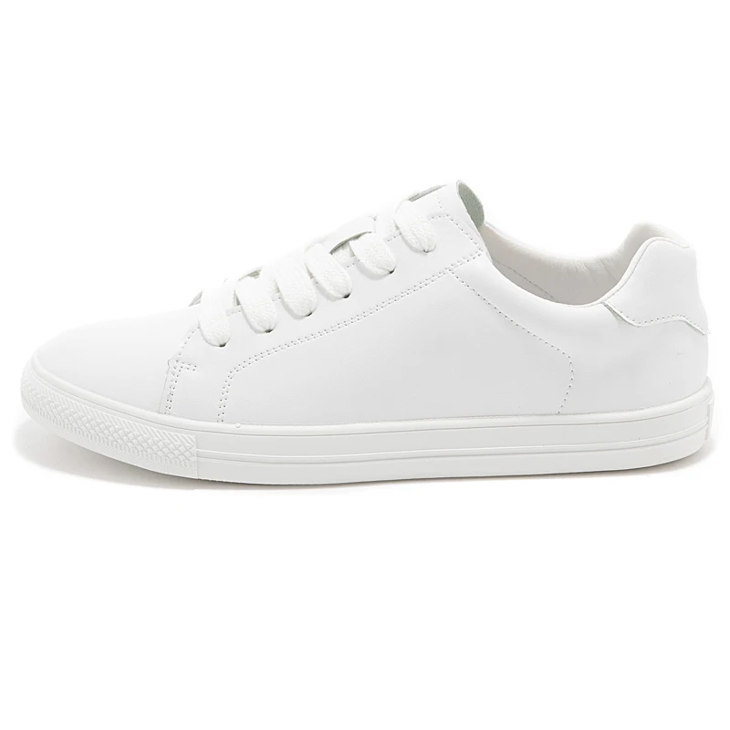 High Quality Leather Sneakers Lnner Heightening Women Flat Casual Shoes White Fashion Trends Spring 2023 girl shoes for kids