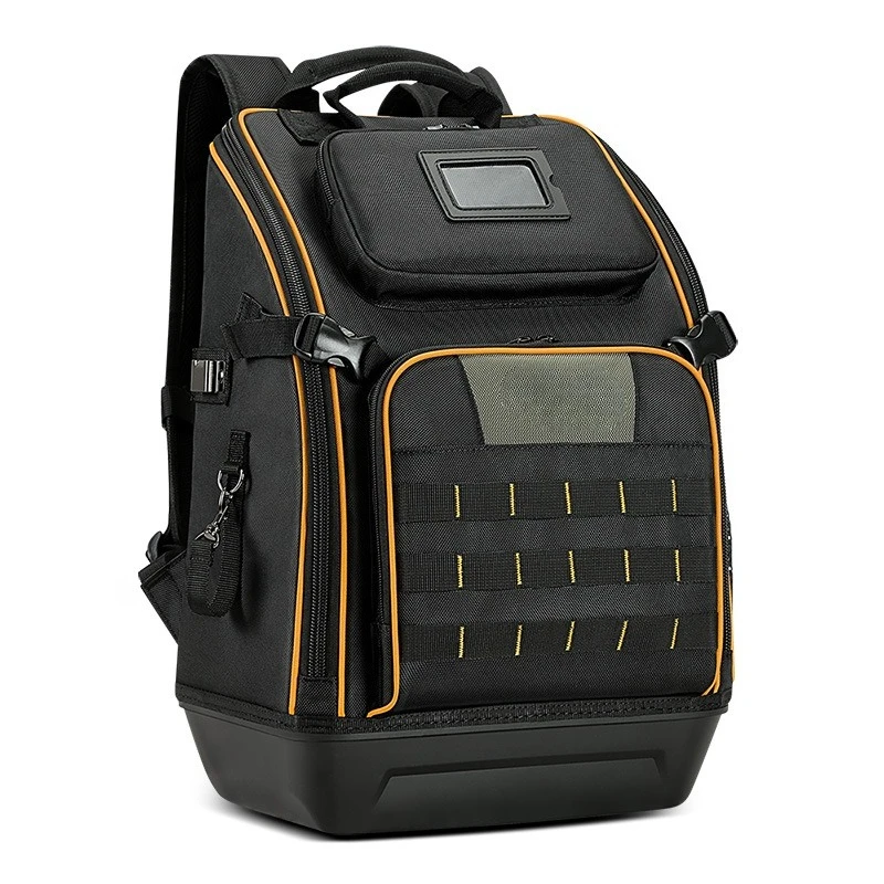 WH180 30 * 20 * 50cm Hardware Tool Backpack Large-capacity Multi-insert Bag Heightened Thickened Professional-grade Toolkit