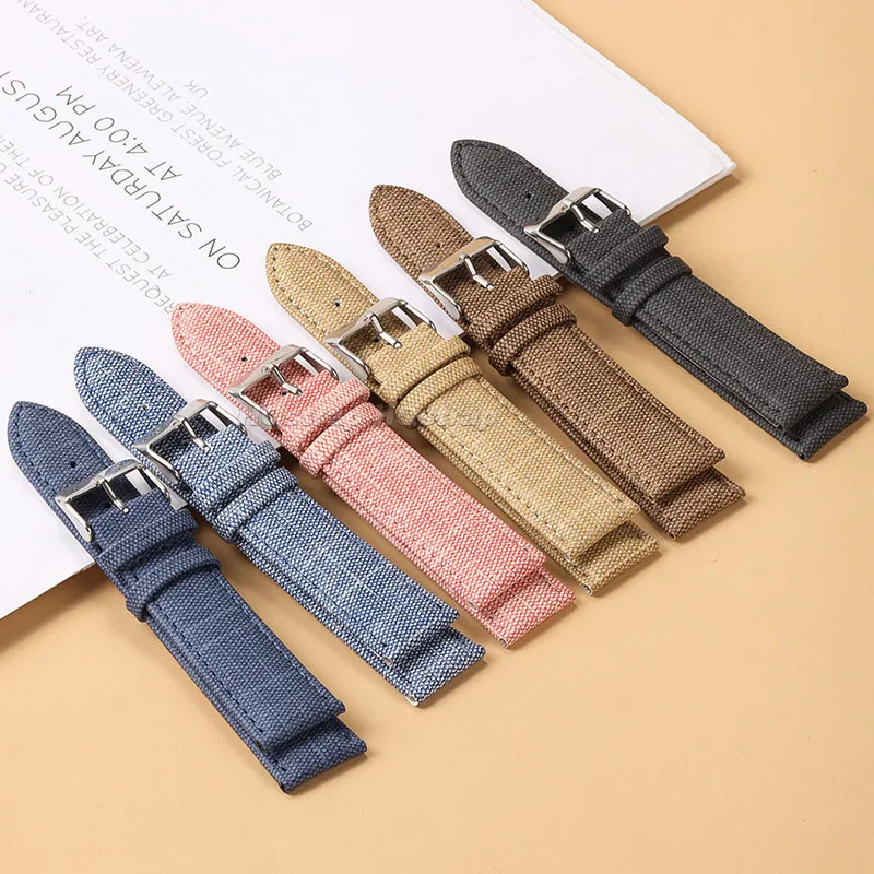 화웨이 Gt2/3 용 나일론 시계 밴드, 스트랩 데님 패턴 팔찌, 소프트 스포츠 범용 손목 밴드, 10mm, 12mm, 14mm, 16mm, 18mm, 20mm, 22mm