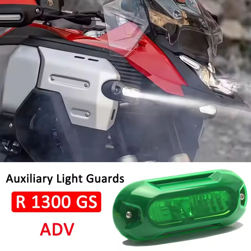 

R1300GS Motorcycle Front Auxiliary Light LED Indicator Protector Guard Cover For BMW R1300GS Adventure GS1300 ADV 2024 2025
