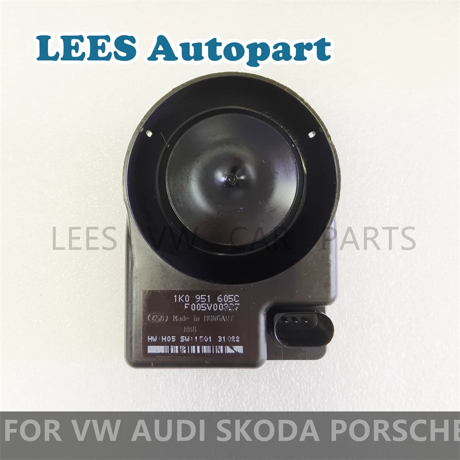 1K0951605C Electronic Security Alarm for VW Golf MK5 6 GTI Jetta Passat B6 Speaker Horn Audi A4 A6 Q5 Q7 TT Skoda 1k0 951 605 c