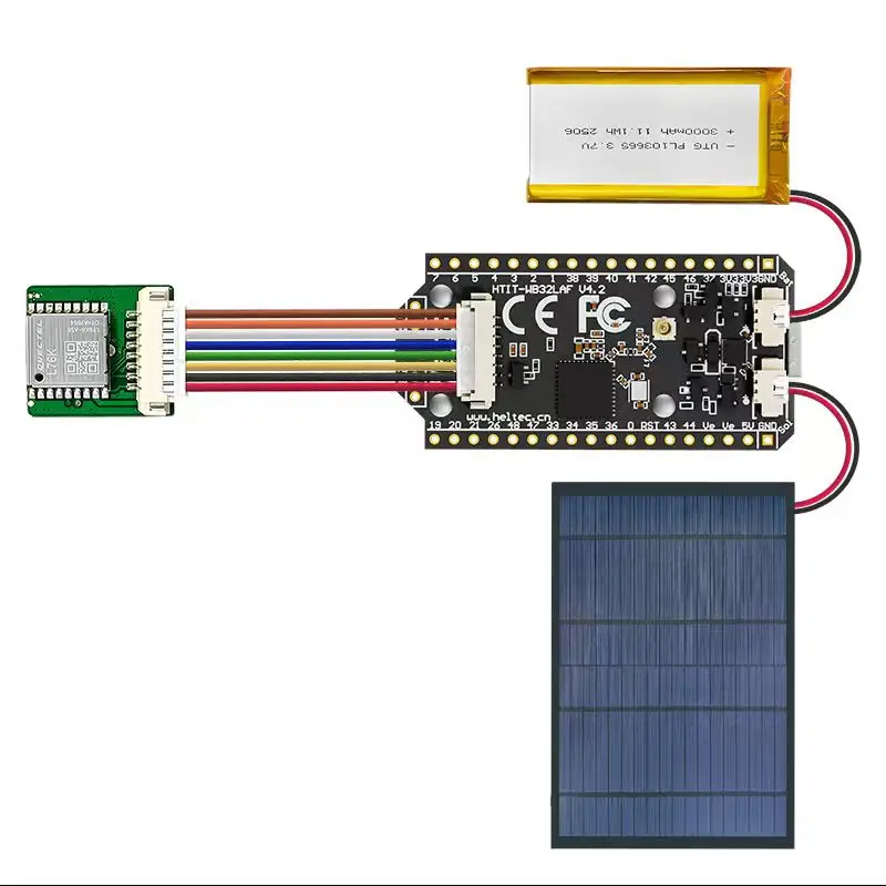 Meshtastic Heltec Wifi LoRa 32 V4 GPS 0.96 بوصة OLED ESP32 SX1262 تعمل بالطاقة الشمسية Dev-Board WiFi BLE طاقة منخفضة لـ Arduino IoT