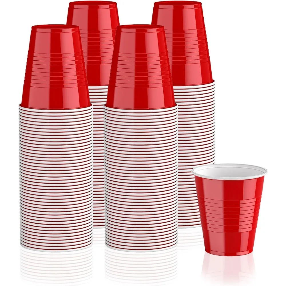 

240 Pack 12 oz Red Disposable Cups for Parties Picnics BBQ