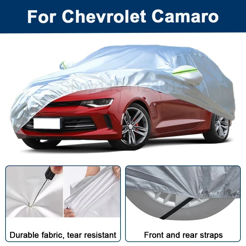 

Outdoor Full Car Cover For Chevrolet Camaro with Reflective Strips Waterproof Snowproof Dustproof UV Protection Auto Accessory