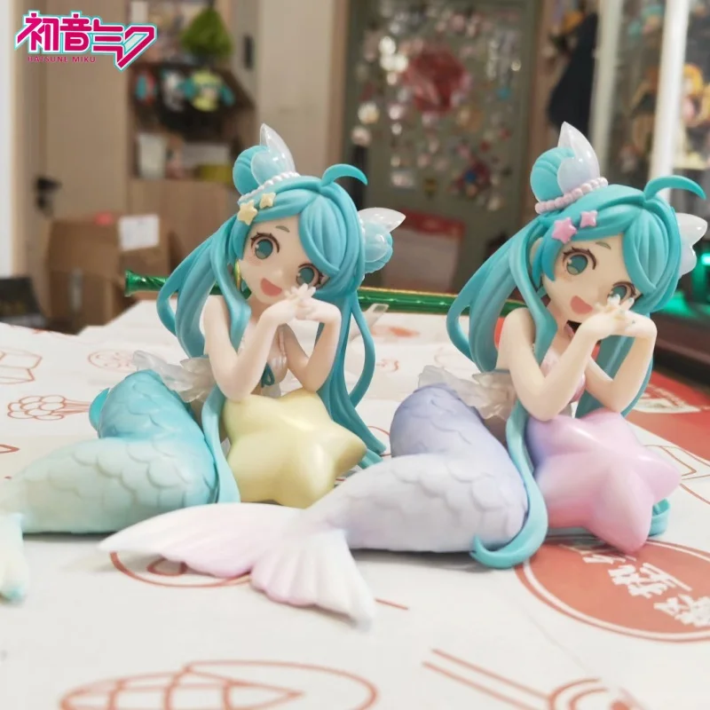 在庫あり-純正ピアプロキャラクター-初音ミク-デスクトップフェアリー-リトルマーメイド-ver-85cm-アニメモデル-フィギュア-ギフト