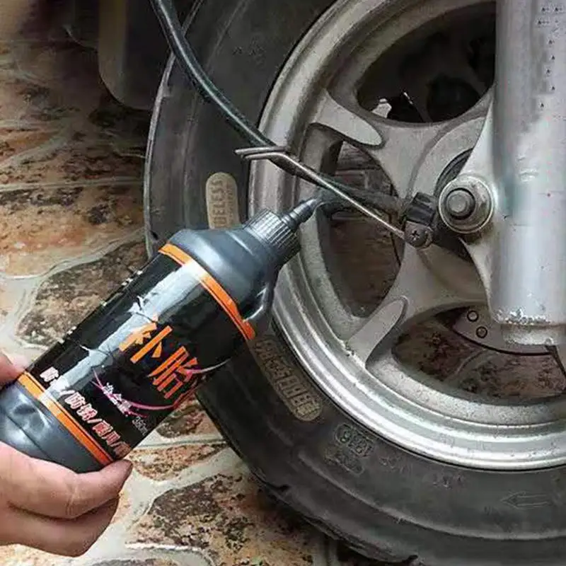 

380ml Strong Sealing Motorcycles Sealant Long-Lasting Tire Sealant Seals Faster Lasts Longer Sealant Fast For Tire Sealant