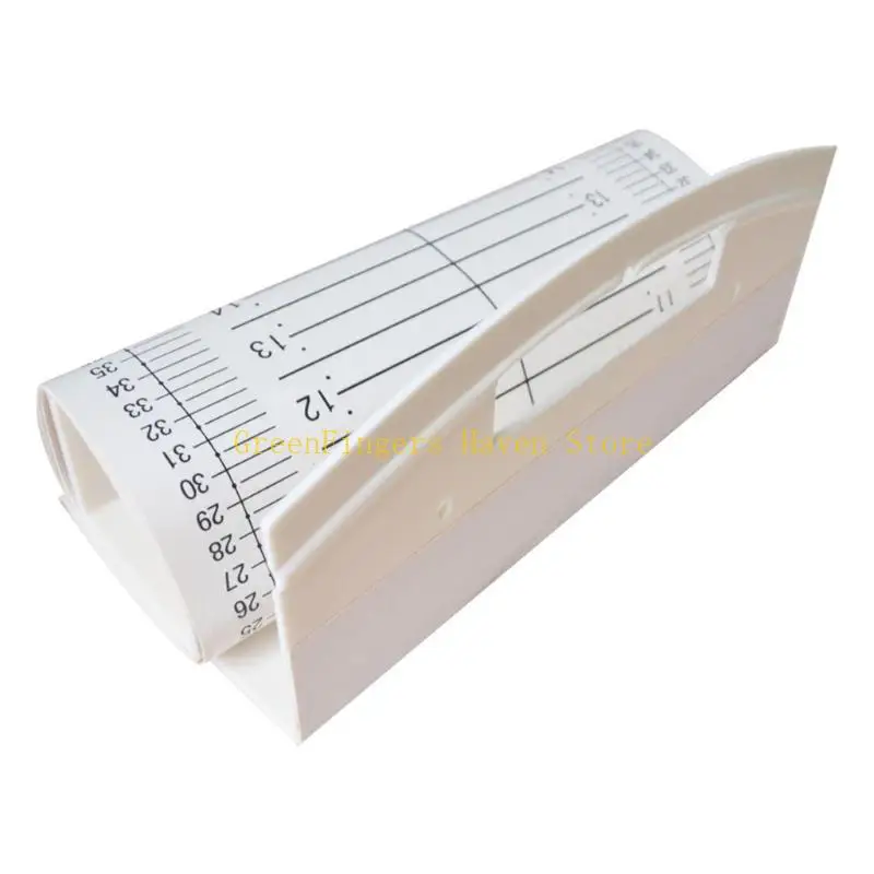 F68D Baby Height Growth Chart Ruler Kids Room Decoration 49.21x11.02 inches Measuring Mat Infant Baby Safe
