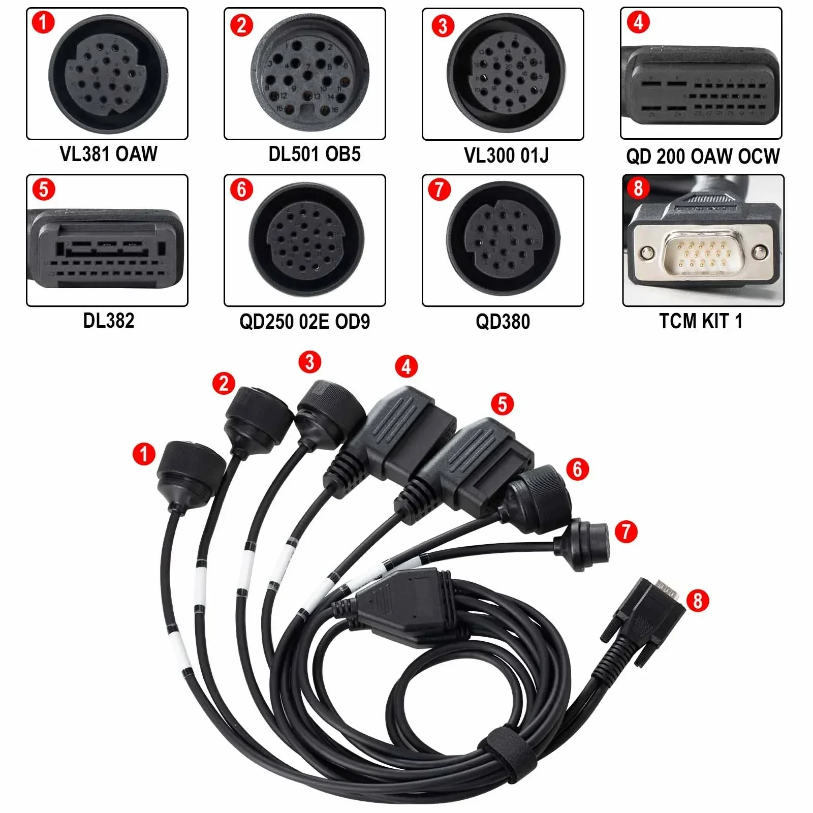 OBDSTAR for VW 7-in-1 TCM Kit Support ECU Clone Read/Write MAP