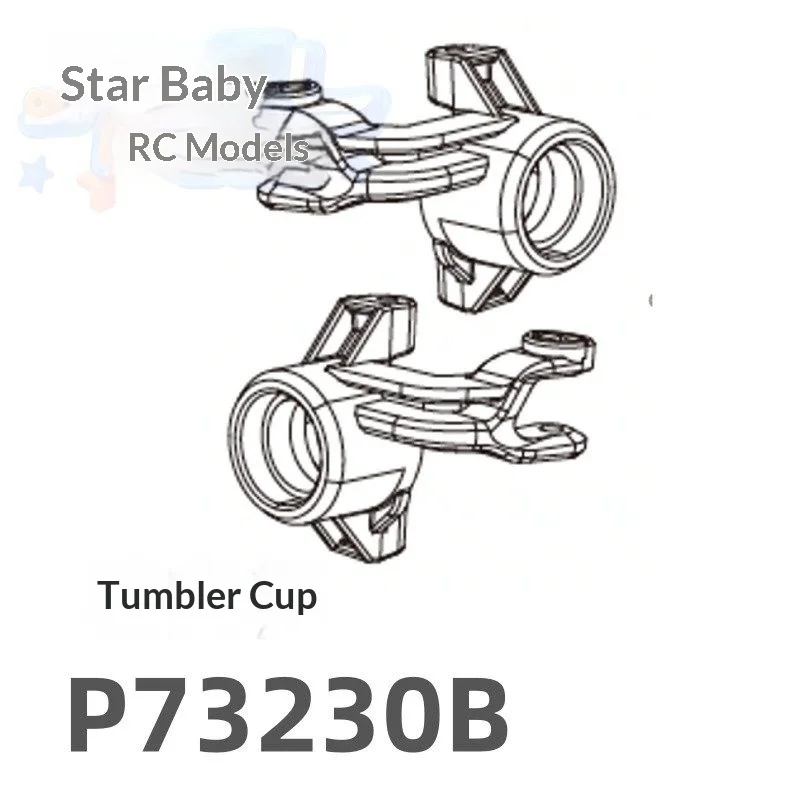 Mjx 7303 7304 Originele Accessoires Band Chassis Stuurkop Schokdemper Zwenkarm Trekstang Motor C Zitting Afstandsbediening CVD