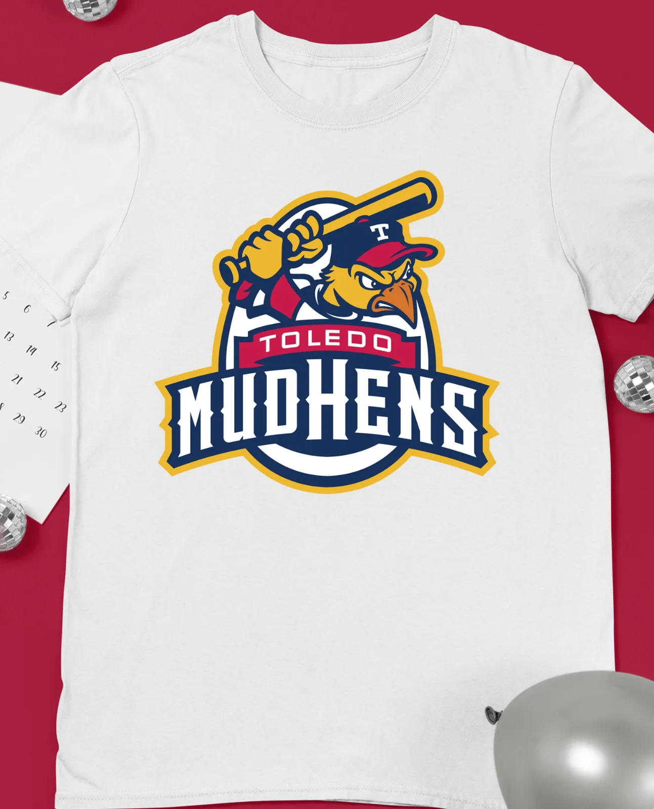 Toledo Mud Hens Baseball Men T-shirt White Cotton All Sizes S-5XL JJ3365