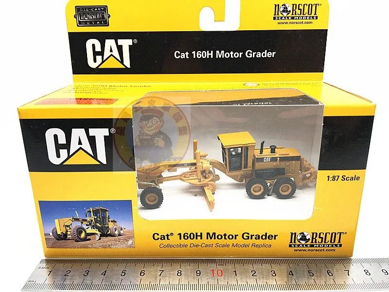 Norscot Caterpillar Scale For CAT 160H Motor Grader DIECAST MODEL CAR FINISHED TRUCK Gift rare