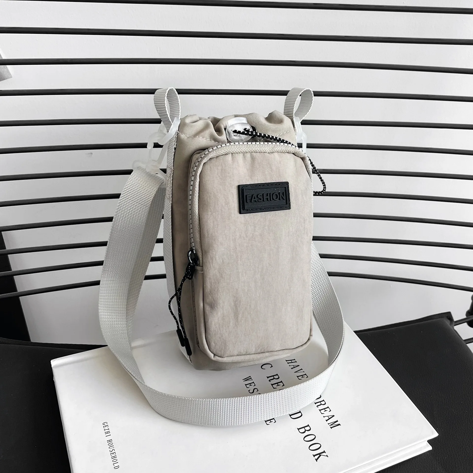 Multifunktionale Outdoor-Reisewasserflaschentasche Leichte Sport-Umhängetasche Fahrrad-Rucksack Einzel-Schulter-Handytasche – Detail 6