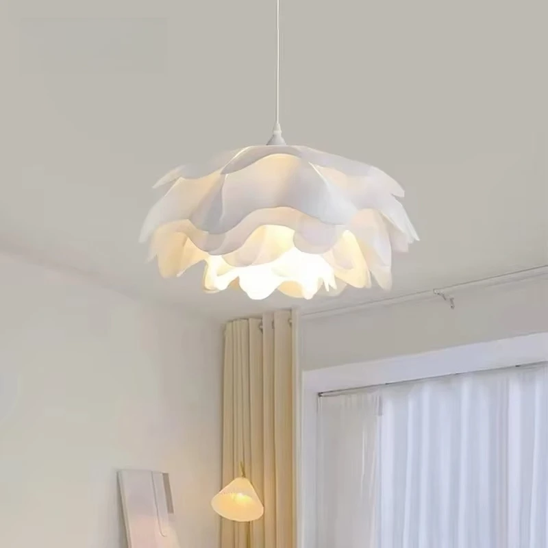 Modern Acrylic Flower Chandelier Multi Layer LED Pendant Light Hanging Lamp Study Kitchen Island Cafe Home Decor Indoor 2026