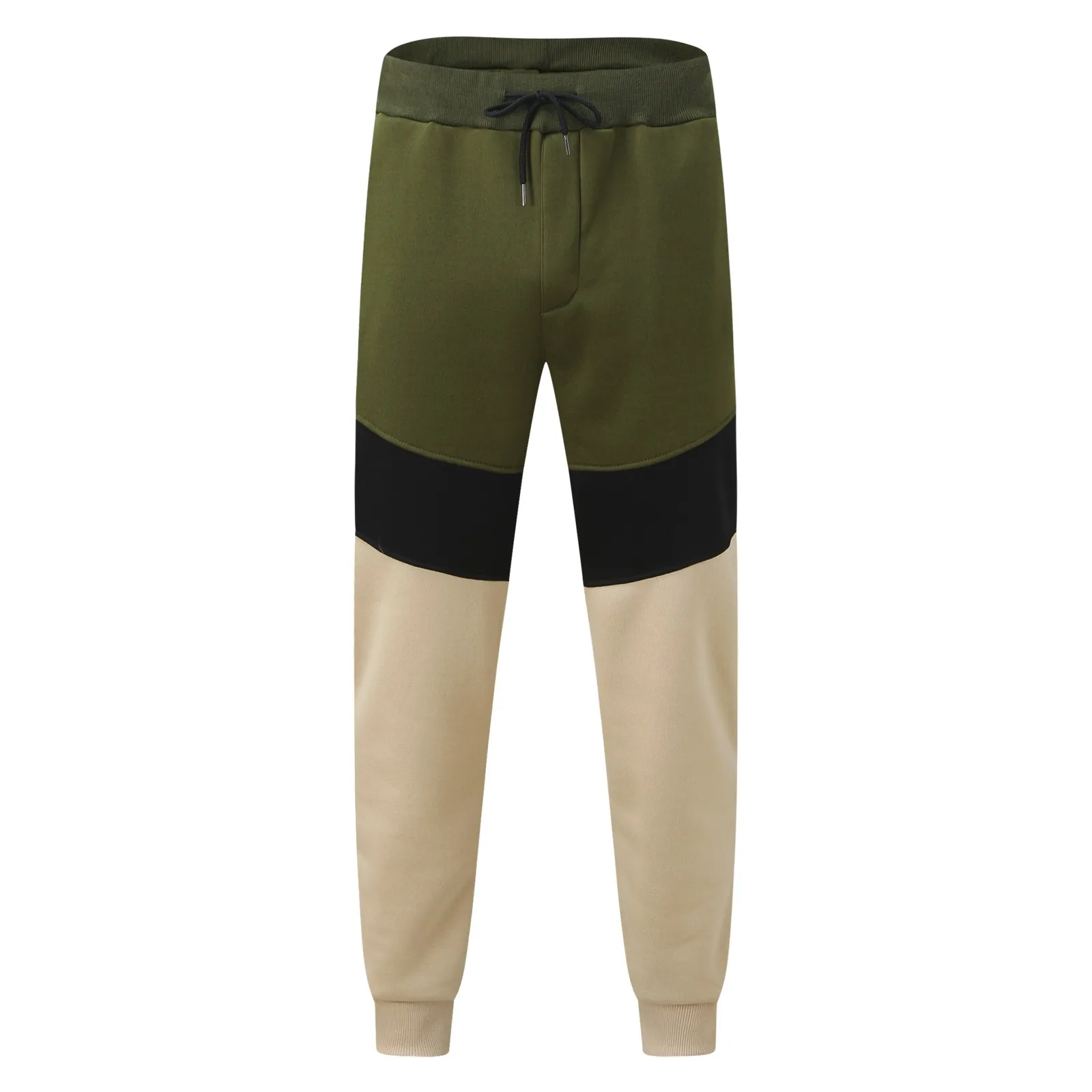 

Long Men's Tether Breathable Matching With Pockets Sports Binding Pants Color Pants Foot Men's pants