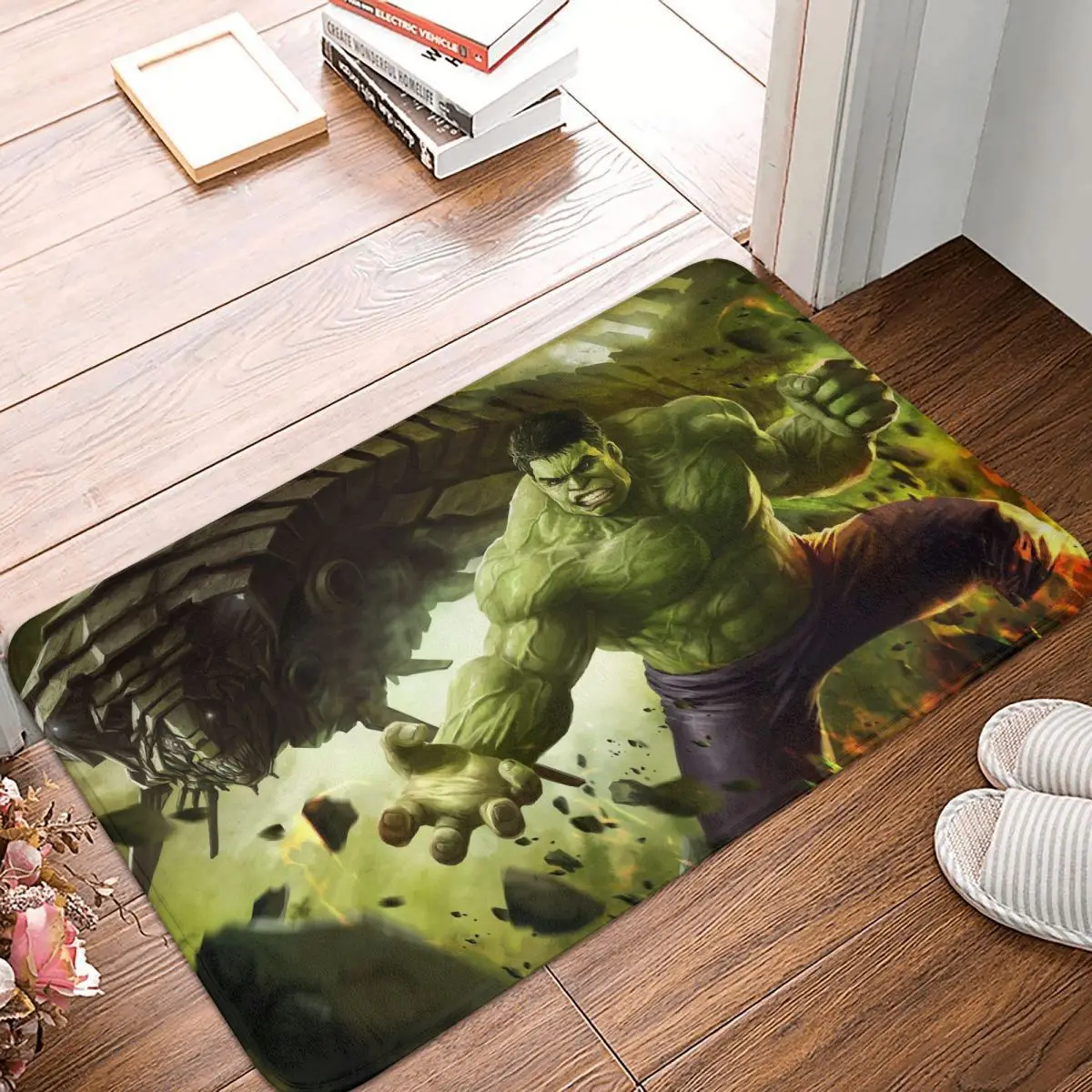 Hulk Anti-Slip Doormat Kitchen Mat MARVEL Super Hero Balcony Carpet Entrance Door Rug Indoor Decor