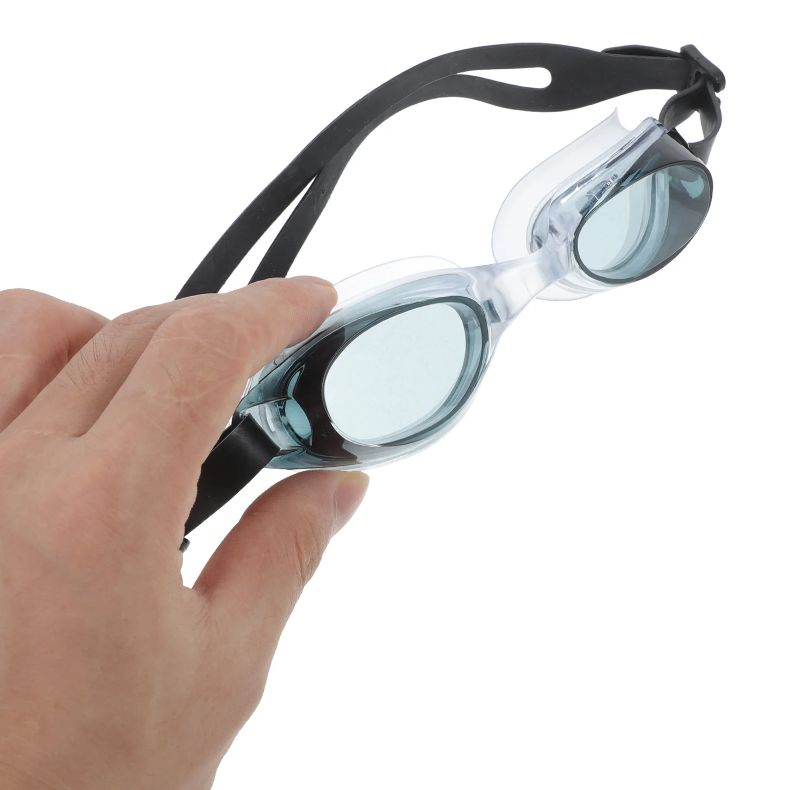 قطعتان من نظارات السباحة للجنسين مريحة وخفيفة الوزن وقابلة للتعديل بإطار عريض، نظارات سباحة رياضية بدون تسرب للبالغين والرجال والنساء #2