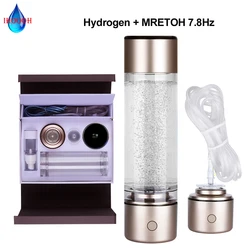 Inteligente MRETOH resonancia Molecular 7,8Hz Nano rico generador de botellas de agua de hipogeno ventilador puro H2 taza ionizadora de electrólisis