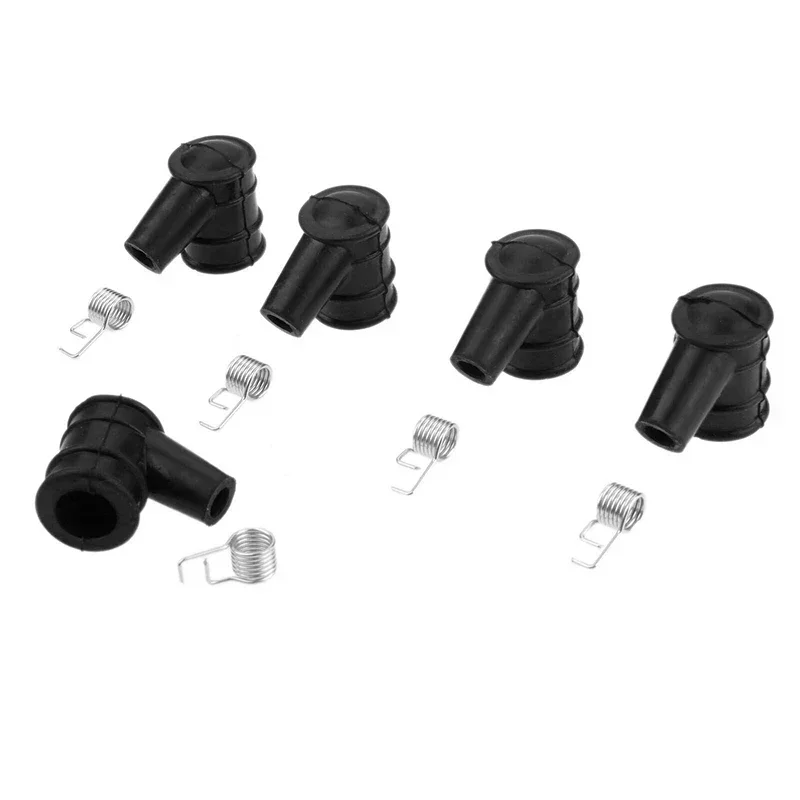 Useful Convenient Durable Ignition Coil 2 stroke 5 Set Assembly Cap Chainsaw For 4500 5200 5800 Rubber Metal Springs