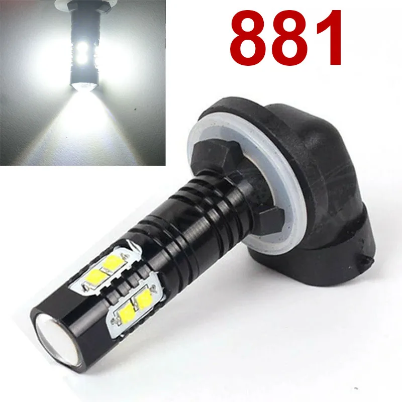 

1PCS/2PCS 881 Headlight LED Bulbs 3600LM 6000K WHITE HIGH POWER Fog light turn signal lamp LED for ATV POLARIS SPORTSMAN Accesso
