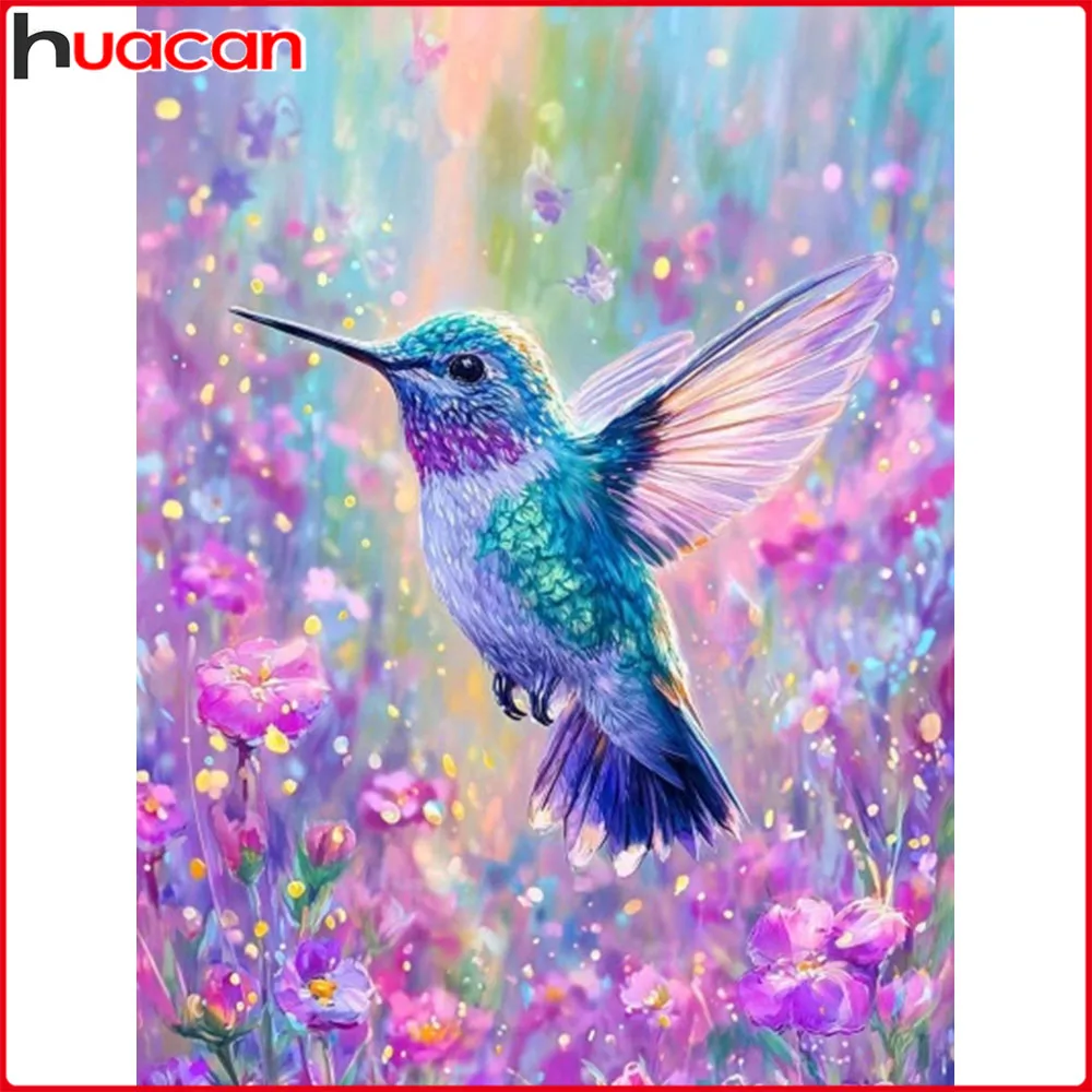 Huacan Neuheiten 2026 Diamantmalerei Vogel Blume Diamantstickerei Tier Komplettset Handgemachtes Geschenk