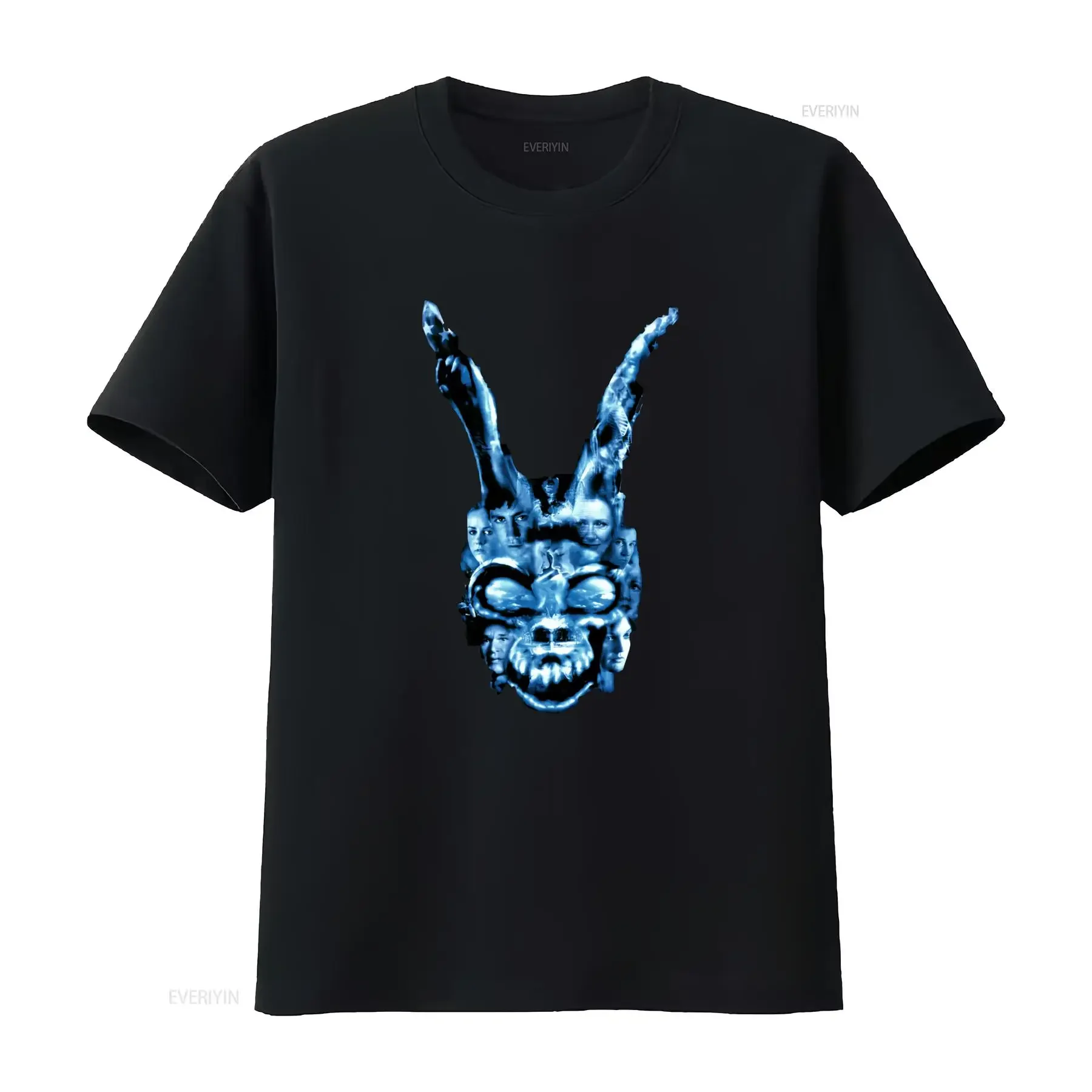 Cult Classic Horror Movie Poster Donnie Darko Fan v2 T Shirt vintage Washed homme Top For Everyday Wear Soft fashion Slightly