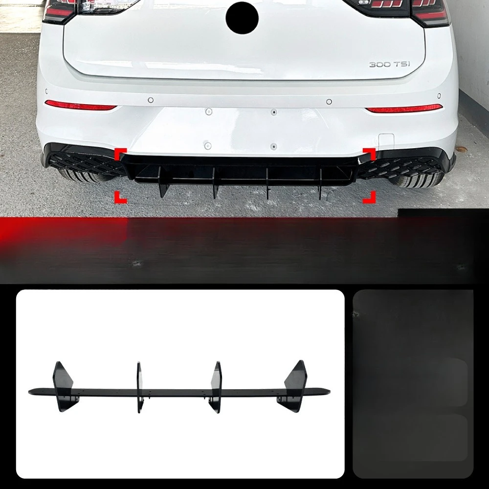 

Suitable For 2024 + Volkswagen Golf Golf 8.5 High 8.5 Rline Rear Lip Rear Blade Spoiler