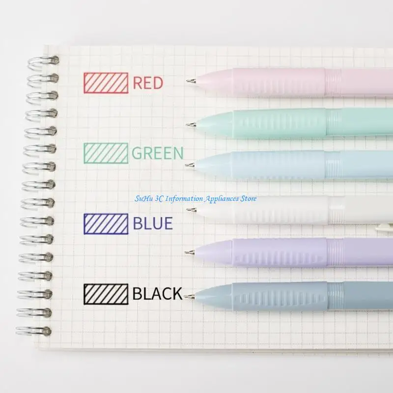 

6 шт. выдвижная шариковая ручка 4 в 1, разноцветная ручка для школы