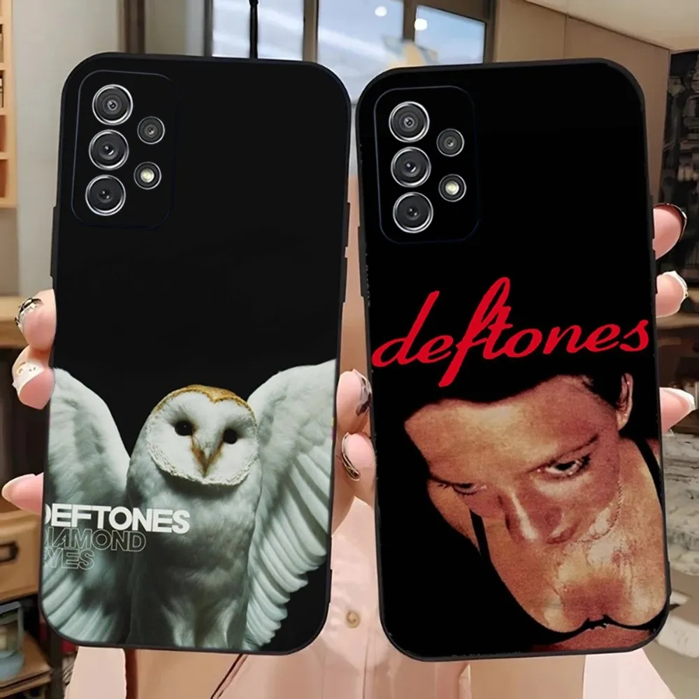 

D-Deftones Band Diamond Eyes Phone Case For Samsung Galaxy A13,A21s,A22,A31,A32,A52,A53,A71,A80,A91 Soft Black Phone Cover