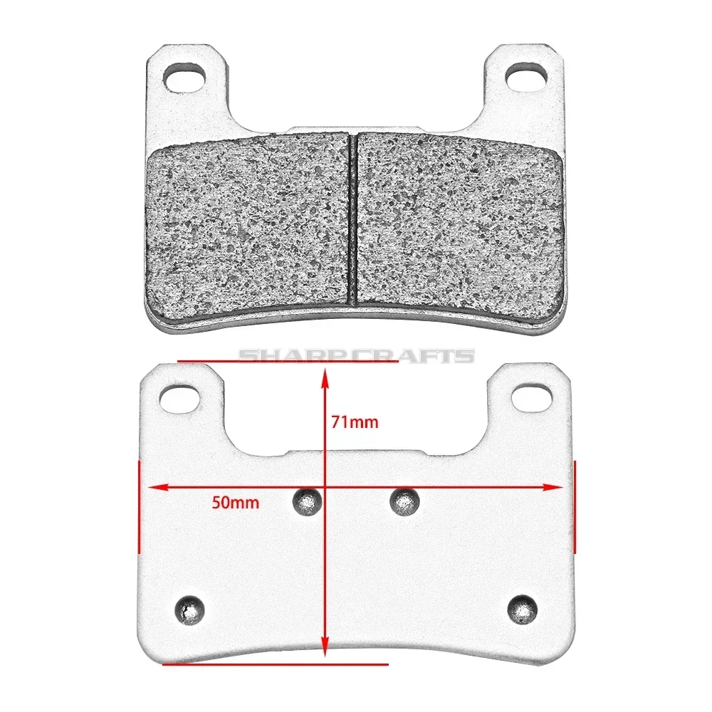 Motorcycle Metal Sintered Front Rear Brake Pads For Kawasaki ZX-10R ZX10R 2008 2009 2010 Z1000 Z 1000 2010-11-12-13-2014 2015