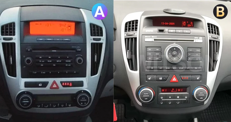 AWESAFE 9-Zoll-Android-Radio für KIA CEED 2007-2012, kabelloses CarPlay & Android Auto, GPS-Navigation, Multimedia, Unterstützung für Lenkradsteuerung, Subwoofer, Verstärker, Rückfahrkamera, EU Plug-and-Play, DAB+, digitales Autoradio, 2-DIN-Autoradio, Stereo, RDS, DSP, FM, WIFI, 4G, BT – Detail 1