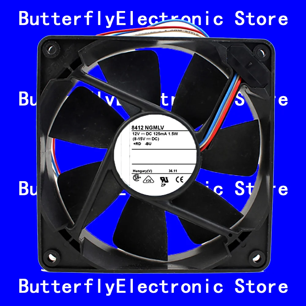 

NEW ORIGINAL 8412NGMLV 8412 NGMLV 12VDC 1.5W COOLING FAN 8025 80*80*25MM